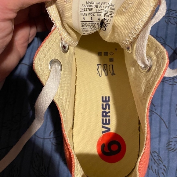 Converse salmon pink all star lows womens 6 - Picture 4 of 5